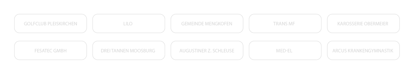 Kundenlogos der Werbeagentur madmoses, spezialisiert auf Corporate Design und Webdesign in Landshut. | © madmoses